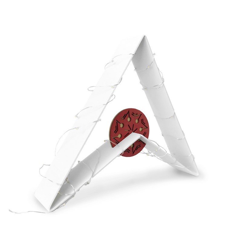 arbol de navidad minimalista Muett diseño moderno decoracion navideña metalico industria argentina