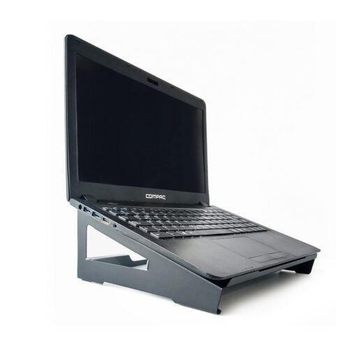 soporte notebook organizador de escritorio porta utiles con canasto para pc diseño original muett