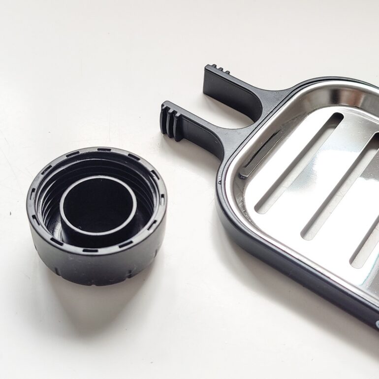 soporte organizador de cocina colgante de canilla para esponja trapo virulan. Ordena tu bacha. Muett