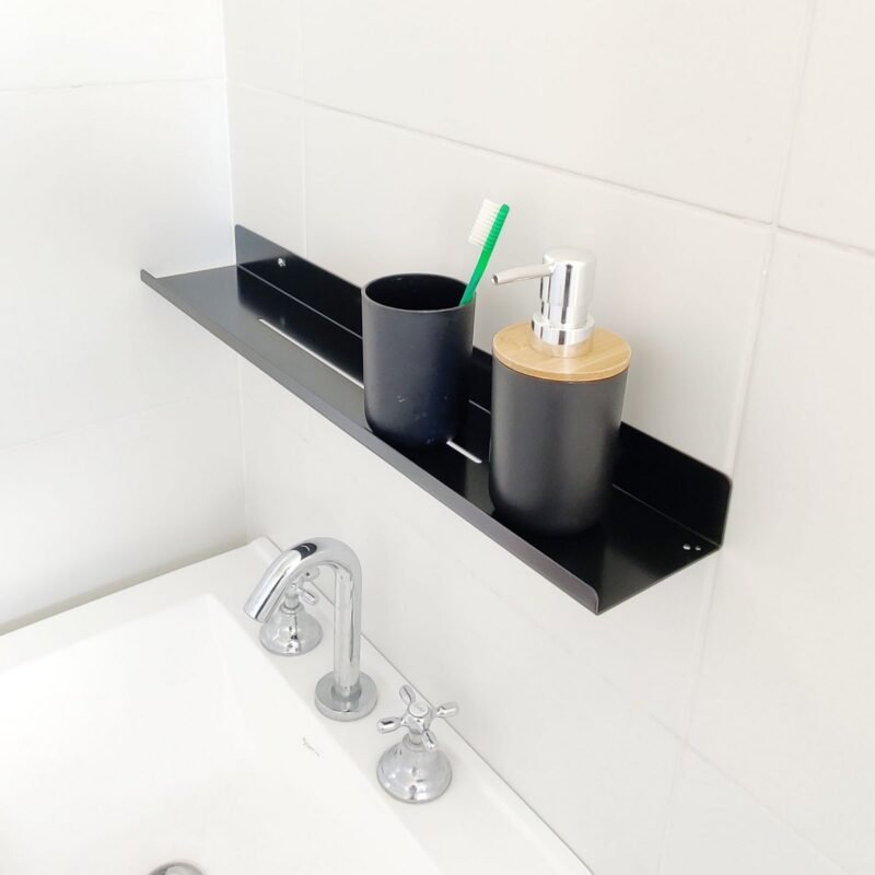 estante de aluminio minimalista diseño muett original baño ducha deco hogar