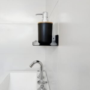 estante de aluminio minimalista diseño muett original baño ducha deco hogar