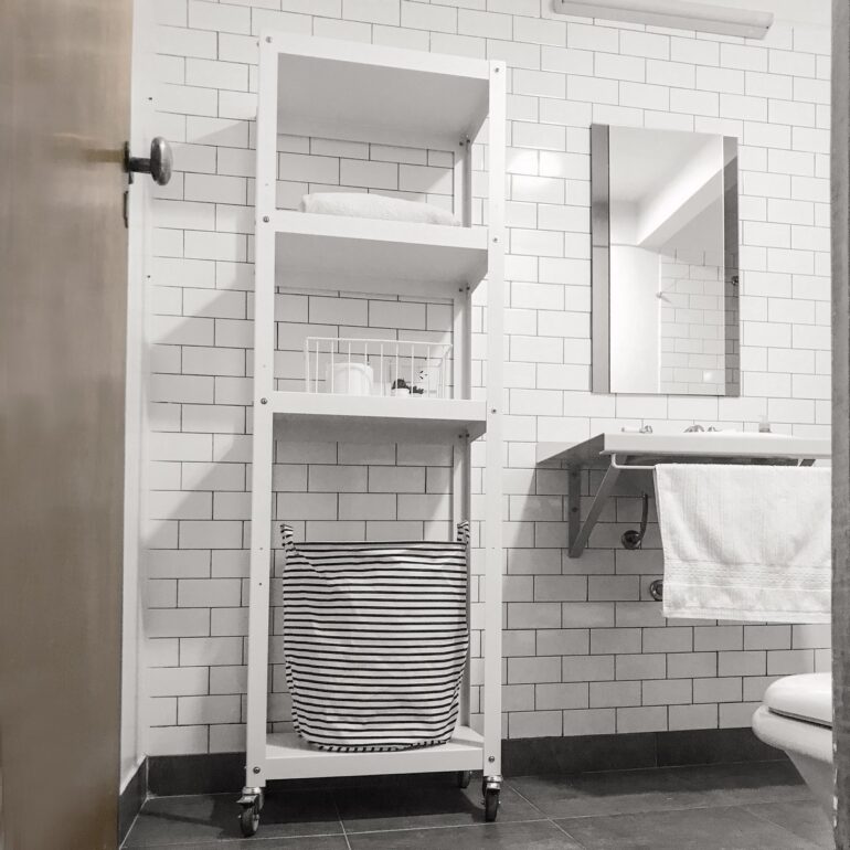 estanteria biblioteca muebles con ruedas diseño Muett