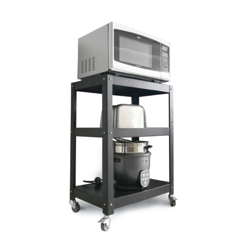 Mesa auxiliar de arrime con ruedas complementaria carrito taller mueble metalico diseño Muett