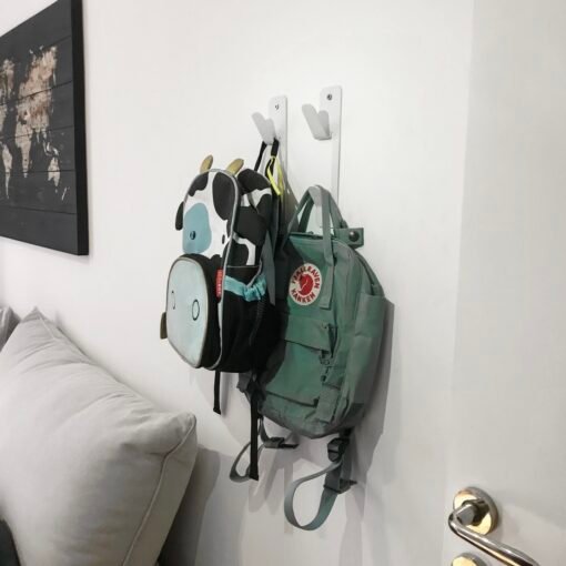 perchero de pared fun gacho para colgar bolsos mochilas carteras ropa toallas percheta diseño colores muett