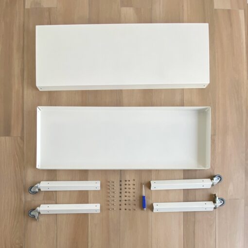 mesa auxiliar arrime con ruedas mueble metalico diseño muett