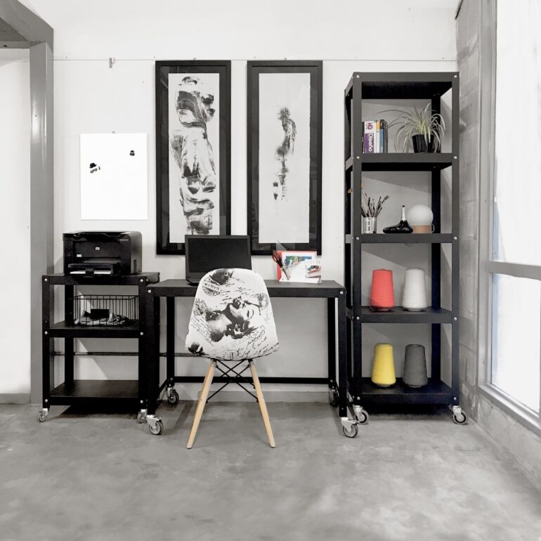 home office oficina roller muebles con ruedas diseño Muett