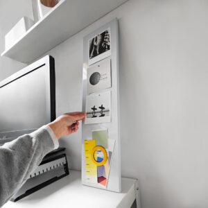 pizarra placa corcho magnetica diseño original muett porta fotos placa metalica diseño mood board