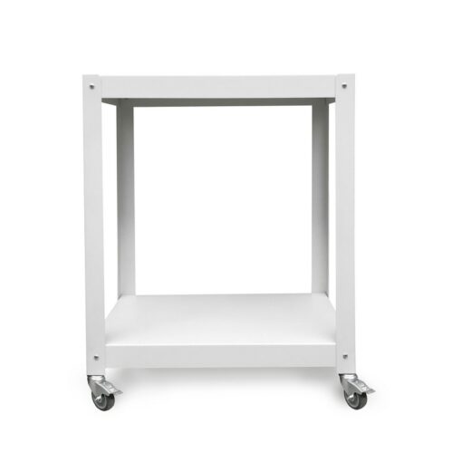 Mesa auxiliar complementaria metalica con ruedas de arrime diseño Muett