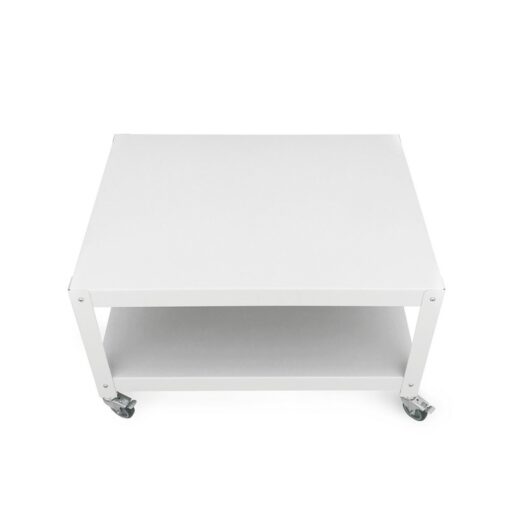 mesa ratona de cafe auxiliar con ruedas muebles metalicos diseño Muett