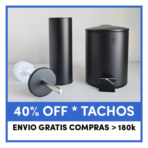 descuento promo sale liquidación en tachos de diseño organización hogar