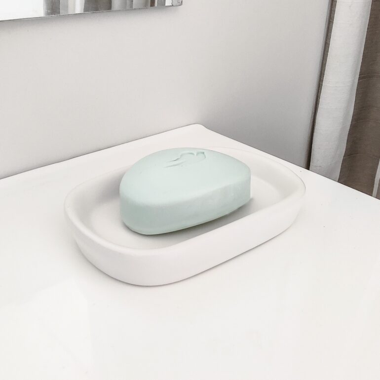 jabonera accesorio organizador para baño de diseño Muett