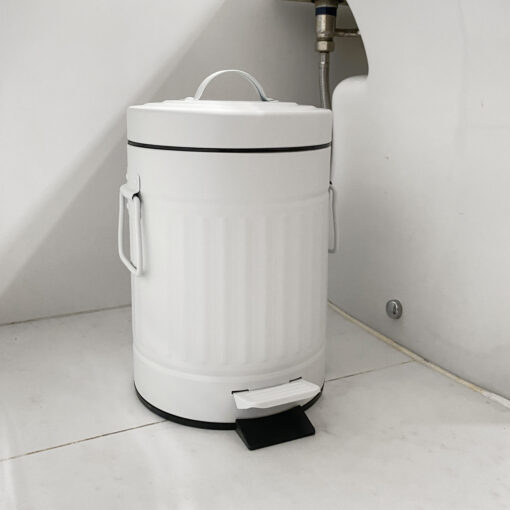tacho cesto de baño contenedor basura organizador accesorio toilette diseño original vintage retro muett