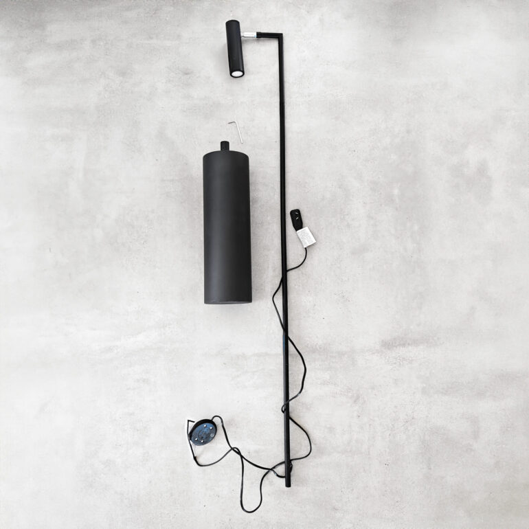 lampara de pie minimalista moderna de diseño original muett luminaria iluminacion luz con estilo para el hogar
