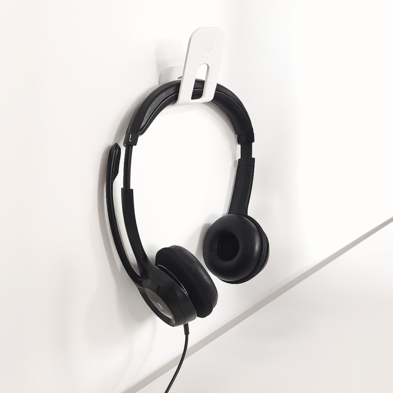 perchero gancho de pared de acero diseño moderno original para toalla, repasador, bolsos, ropa, auriculares. Muett