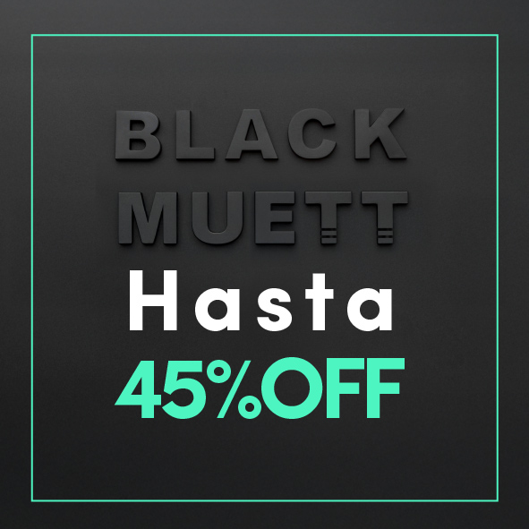 black friday black muett descuento oferta sale promo deals