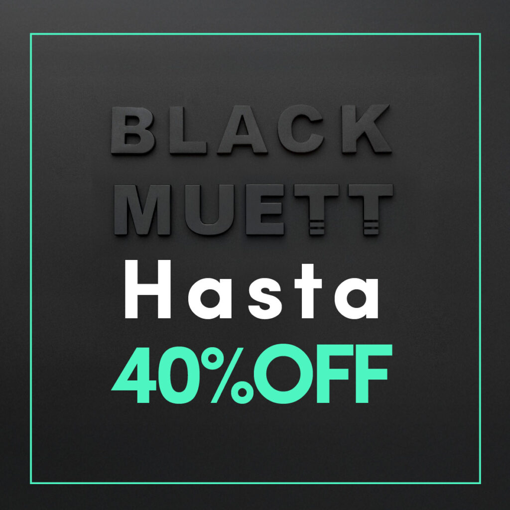black friday black muett descuento oferta sale promo deals