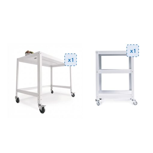 Set Escritorio Roller + Mesa Auxiliar Wally - Imagen 4