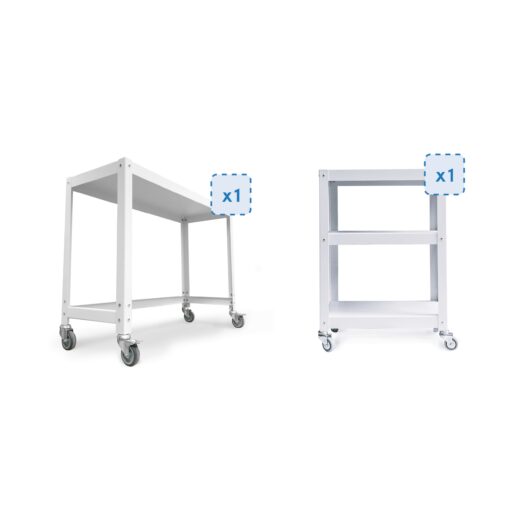 Set Escritorio Compact + Mesa Auxiliar Wally - Imagen 5