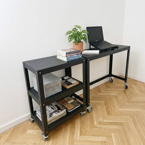 Set Escritorio Compact + Mesa Auxiliar Wally - Imagen 4