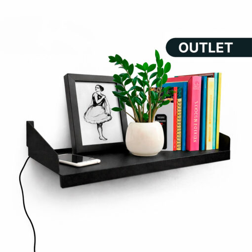 estante para libros estanteria flotante estante con mensulas de pared soporte para libros diseño original muett OUTLET descuento promo
