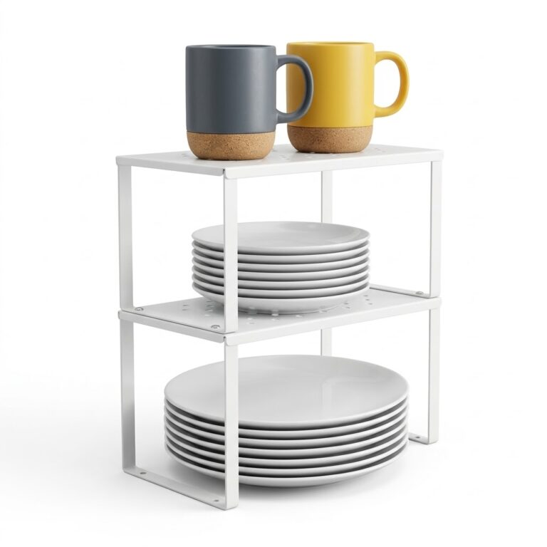 estante organizador apilables alzada de acero alacena cocina diseño muett