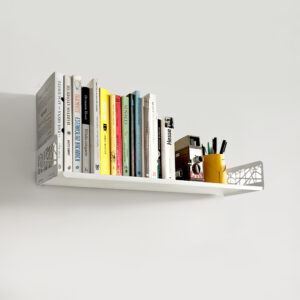 estante metalico estanteria de diseño de acero para libros vajilla deco biblioteca Muett