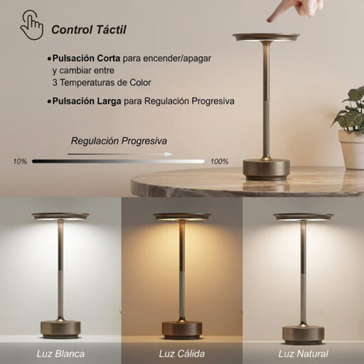 Lámpara de Mesa Led dimerizable OMNI - Imagen 10