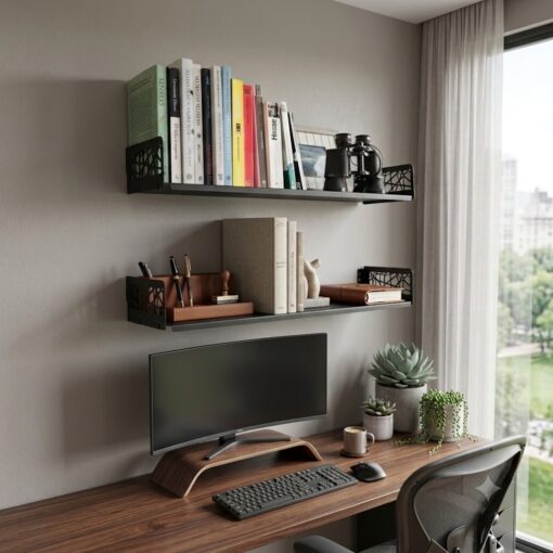 estante de acero de diseño estanteria repisa para vajilla deco libros macetas oficina