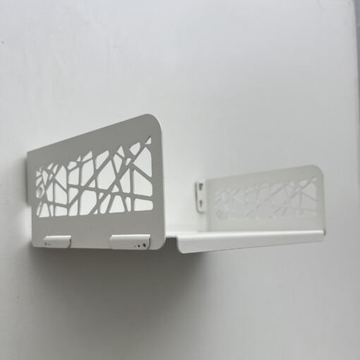 estante de diseño repisa de acero flotante estanteria de pared biblioteca soporte vajilla libros deco cuadros original Muett